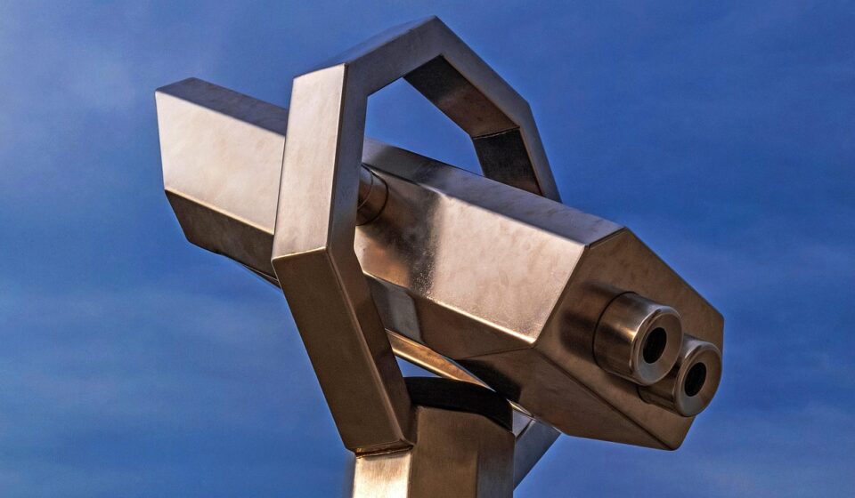 telescope, field-glass, spyglass, binocular, look, eye, looking, observe, panorama, blue eye