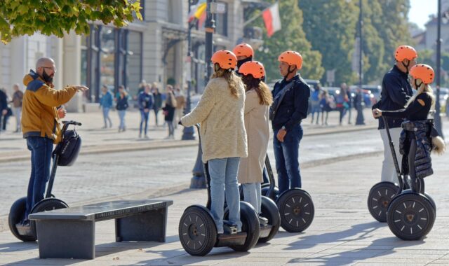tourists, travel, transport, electric, environmentally friendly, wheel, segway, the street, the sidewalk, town, the metropolis, segway, segway, segway, segway, segway