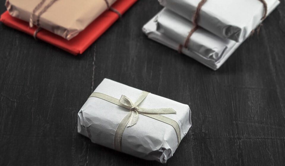 parcel, packaging, gift, paper, rope, pack, mail, wrap, vintage