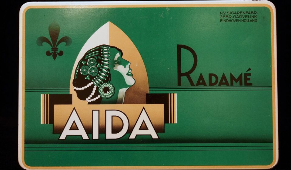 aida radamé, cigars, box, package, tobacco, cigarette, nicotine, pack, product, old, vintage