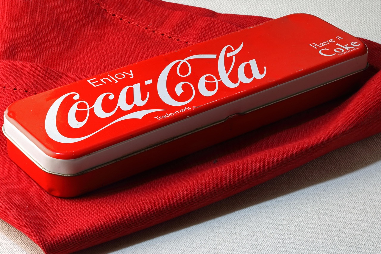 coca-cola, pencil box, tin can, pencil case, container, red, logo, pencil box, pencil box, pencil box, pencil box, pencil box, pencil case
