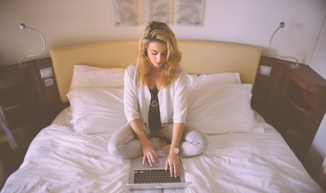 woman, working, bed, laptop, typing, female, business woman, person, computer, young, professional, concentrated, brown business, brown computer, brown laptop, brown work, brown bed, brown company, working, bed, bed, laptop, laptop, laptop, laptop, laptop, typing, business woman, business woman, business woman, computer, computer, computer, computer, professional