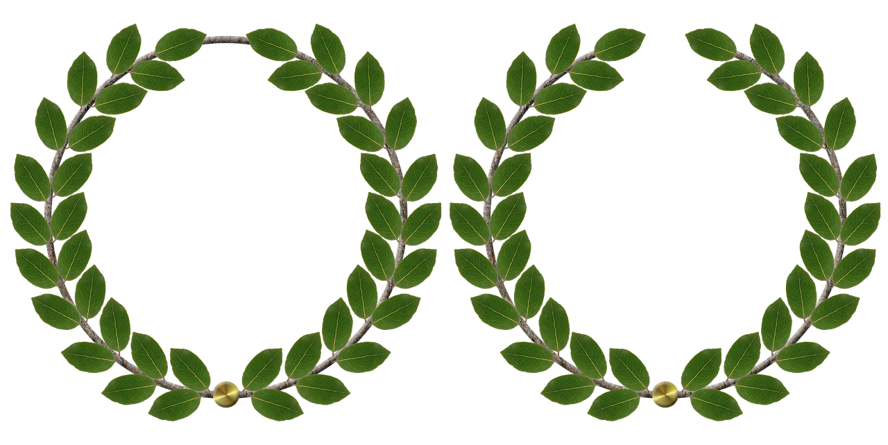 laurel wreath, anniversary, laurels, award, leaves, winner, nature, isolated